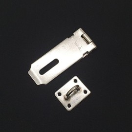 4-inch Stainless Steel Padlock Hasp & Staple Security Latch Hinge 2ea