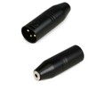 1PCS VXLR 3.5mm Mini Jack to Male XLR Adapter, Compatible
