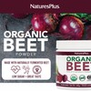NaturesPlus Organic Beet Powder - Fermented and Non Fermented Beet