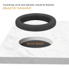 Open Bottom Espresso Knock-Box Chute - Thickened Silicone Circle Knock