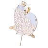 Wooden Wedding Frame Guest Book Drop Box with Stand 80