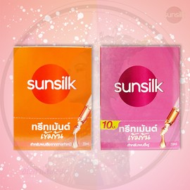 Sunsilk Thailand Sunsilk Treatment 20ml x 10 Mask Hair Pack Travel Disposable Treatment Orange 20ml x 10 / 태국 썬실크 트리트먼트 20ml x10개 마스크 헤어팩 여행용 일회용 트리트먼트 오렌지색 20ml x 10개