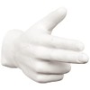 Interior Illusions Plus White Bang Bang Hand Wall Mount -