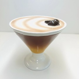 Unbranded New ESPRESSO MARTINI MINI FOOD STOOL Tabletop Decor Cocktail like Homegoods RARE