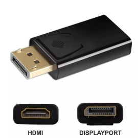 Unbranded New Display Port to HDMI Male Female Adapter Converter DisplayPort DP to HDMI
