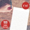 Index Cards 5X8, 5X8 Index Cards (100 Cards Per Pack,