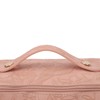Make Up Cosmetic Bag PU Leather 180 Degree Opening Large