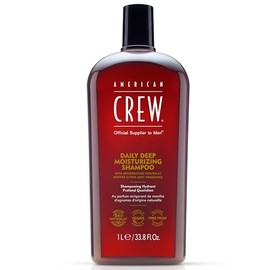 American Crew Champú para Hombre de American Crew, Hidratante Profundo Diario, De Origen Natural, Fórmula Vegana, Fragancia de Cítrico y Menta, 33.8 f