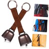 SUPVOX Pair of Sturdy Bear Warning Bells Soft Nylon Webbing