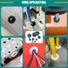 130PCS Silicone Rubber Grommets for Wiring, Black Top Hat Rubber