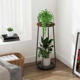 YINMIT 2 Tier Plant Stand Indoor, 30" Tall Plant Stands, Flower Pot Holder