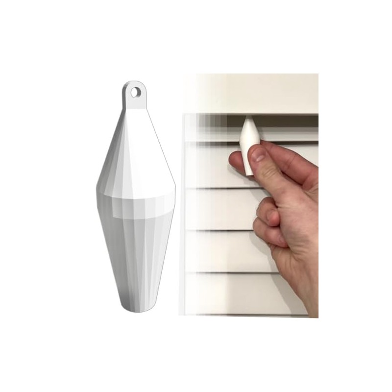 Grovers Home Solutions Low-Profile Universal Blind Wand Replacement Tilt Wand