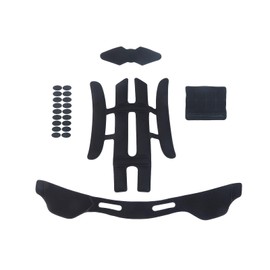 Foam Padding Kit 22PCS Head Protective Liner Inner Pads Bicycle Replacement Universal Pad Cushion Mats for Bike Cycling Riding Sport Helmets (Black)