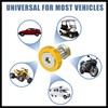 Hihaha 20pcs Motorcycle Gold Tone Fender Bumper Washer Bolt Nut