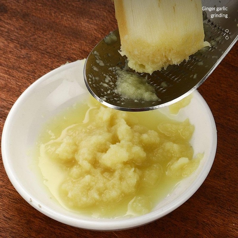 Stainless Steel Grater Spoon,Garlic Grinders Grating Spoons,Grater Grinder Spoon,Ginger Grater