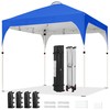 Yaheetech 6.6x6.6 Pop Up Canopy Tent with Vent, Easy Set