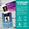 Custom Print Employee ID Badge, Double Sided with Name, Photo,