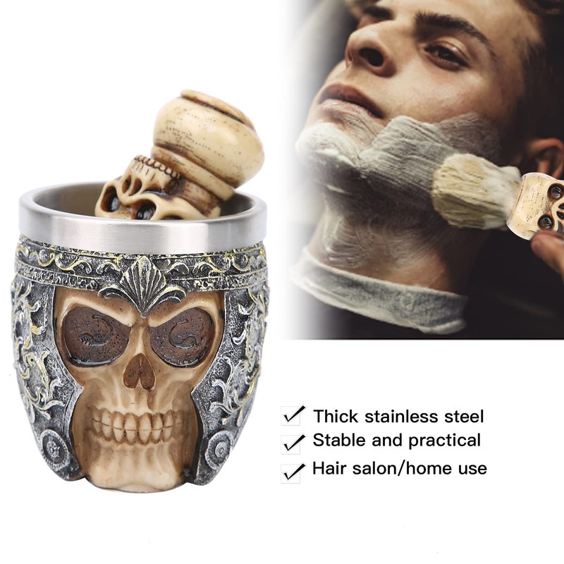 Shaving Brush, Shaving Brush, Men's Beard Shaving Set, Stainless Steel