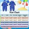 Domueay Kids Puddle Suit Boys Waterproof All in One Rain