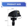 Titgoes 2 PCS Car Front Windshield Washer, Automotive Wiper Nozzles,