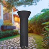 Hualedi Patio Heater Covers with Zipper and Storage Bag,Waterproof,Dustproof,Wind-Resistant,Sunlight-Resistant,Snow-Resistant,Black,89'' Height
