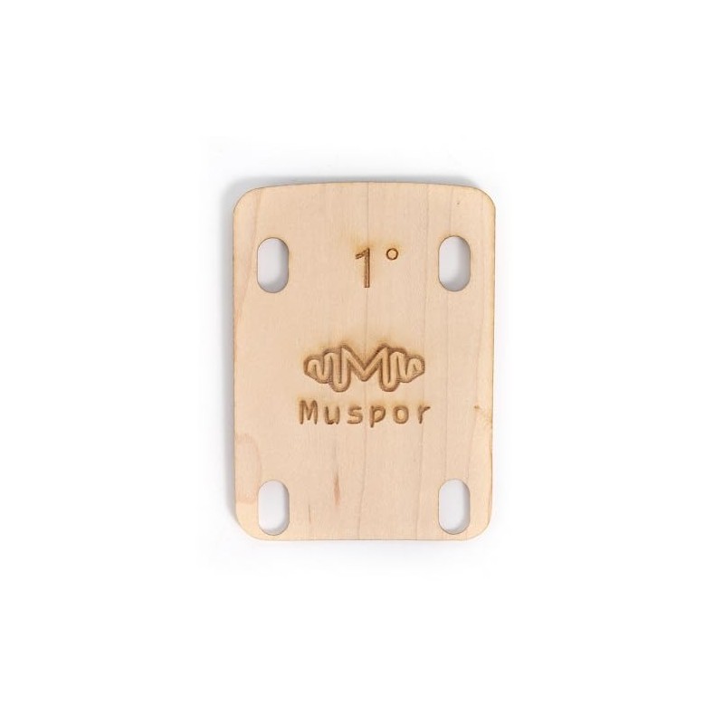 RuiJOTWAT 3 PCS Guitar Neck Shims Shim Solid Maple Wooden,