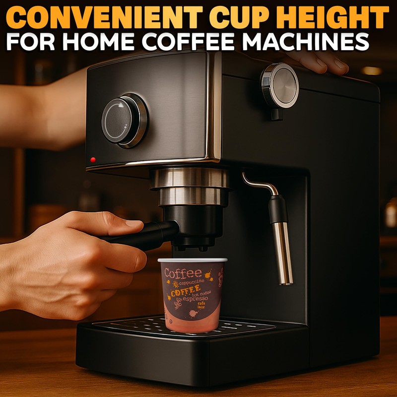 200-Pack 3 oz Disposable Espresso Cups – Small Espresso Paper