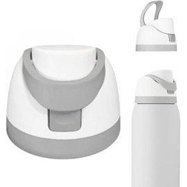Replacement Lid for Owala Freesip, Replacement Cap Compatible with Owala Freesip Cup 16oz 24oz 32oz 40oz,BPA-Free Replacement One Button Accessory for Owala Free Sip (White)
