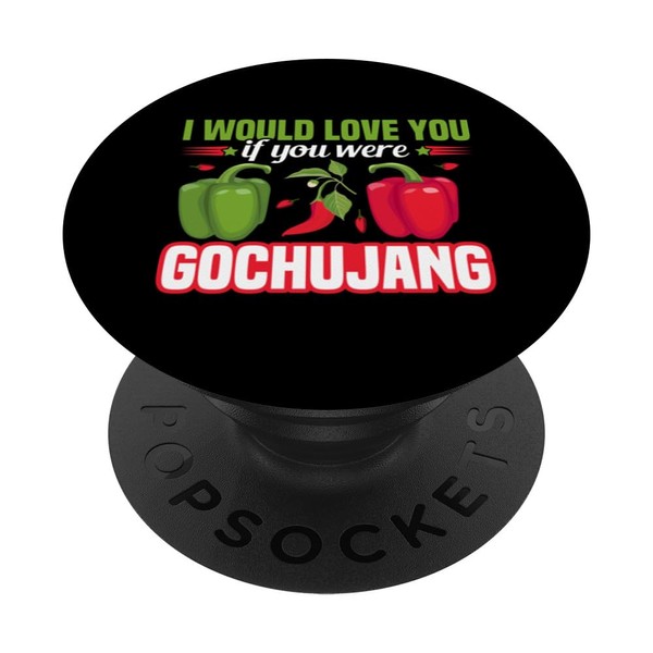 Gochujang Korean Chili Paste Korean Food Dish Gochujang PopSockets Standard
