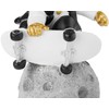 BRUBAKER Decorative Astronaut Skateboarder on the Moon 24 cm Spaceman