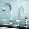 Kingston Brass FB7791PXSP Victorian 8-inch Centerset Kitchen Faucet, Chrome