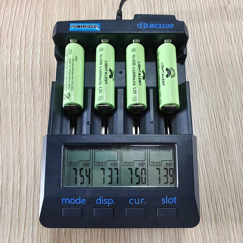 Lightalent Ni-MH AA Rechargeable Batteries, Double A High Capacity 1.2V