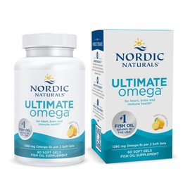 Nordic Naturals Ultimate Omega 1280mg, 60 cápsulas sabor a limón