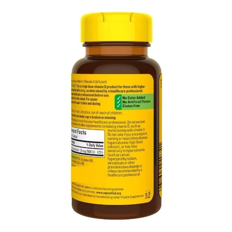 Vitamina Corazon Huesos Salud 000iu 100 Capsulas D49