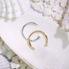 Tapsi´s Coolbodyart® Nose Piercing Hoop Ring 14 Carat Gold 8