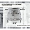 DOJA Barcelona Reducing sleeve 3/4 to 1/2 | water connection