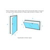 Universal Window Seal（400CM） with Zip and Hook Tape Suitable for