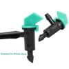 Zorveiio 100 Pack 4 GPH Flag Drip Emitter, 16L/H Emitter