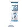 Crepe Streamer Flag (Regular 23.6 x 70.9 inches (60 x