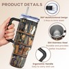 Book Lovers 40Oz Cat Tumbler with Handle and Straw, Stainless