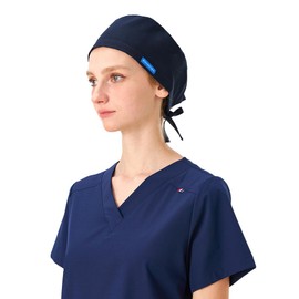 Kousenpu Men and Women Scrub Cap, Lightweight, Breathable No-Slip Working Cap,One Size. (Navy-Blue, One Size)