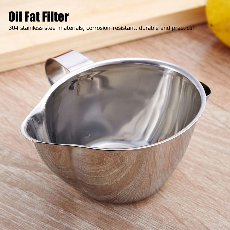 Oil Fat Separator 304 Stainless Steel Oil Grease Filter Strainer