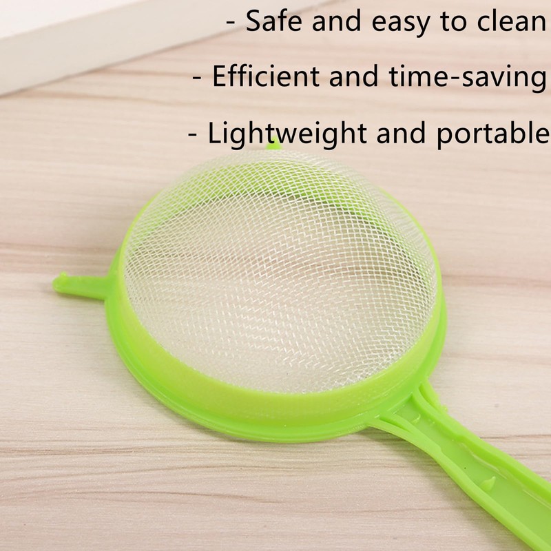 3 Pcs Plastic Strainer Universal Fine Mesh Plastic Sieve with