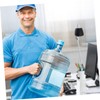 TEHAUX 35Pcs Splash Water Jug Sealing Caps Blue Spill Covers