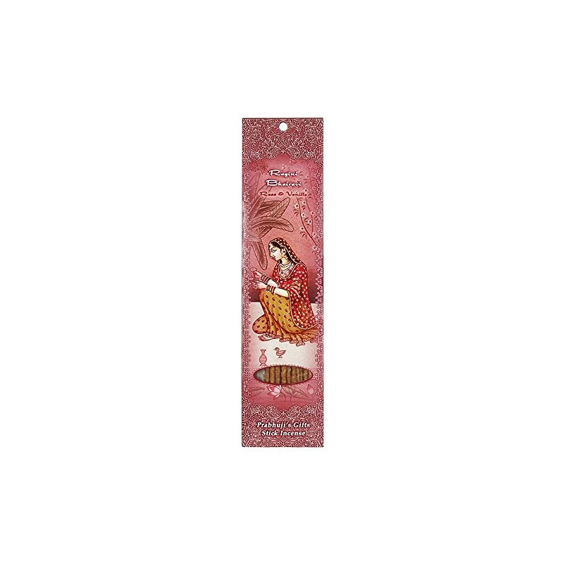 Ramakrishnananda Incense Stick Bhairavi Rose & Vanilla, 10 Ct