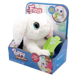 Joy Toy My Fuzzy Friends - Coniglio di peluche interattivo, multicolore, 22,7 x 13,5 x 25,4 cm, in confezione regalo