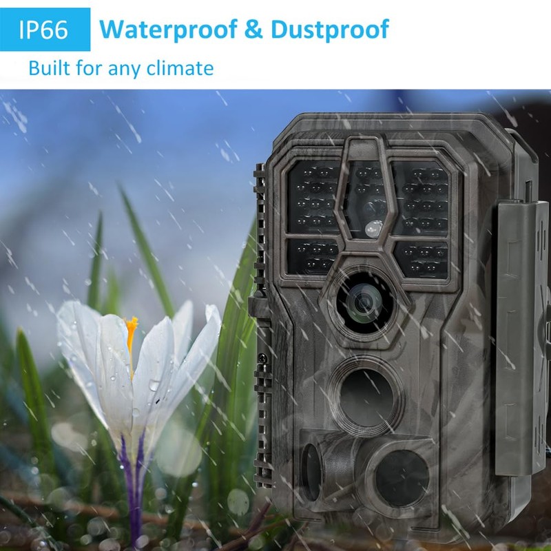 GardePro A50 Wildlife Camera, Ultra-HD 4K Sensor, Low Light Sensitivity,