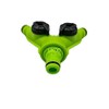 UKDD® Dual Tap Connector Comfort Grip Shut-Off Valves Hose Splutter