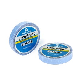 Lace Front Wig Tape Double Sided, 2 Rolls Hair Extension Tapes Transparent, Hair Tape for Extensions Extra Strong, Sweat-proof (3y*1CM)