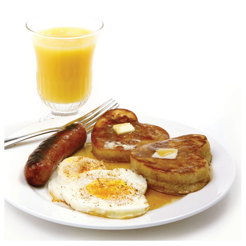 Norpro - 999R Norpro Silicone Heart Pancake/Egg Rings, 2 Pieces,